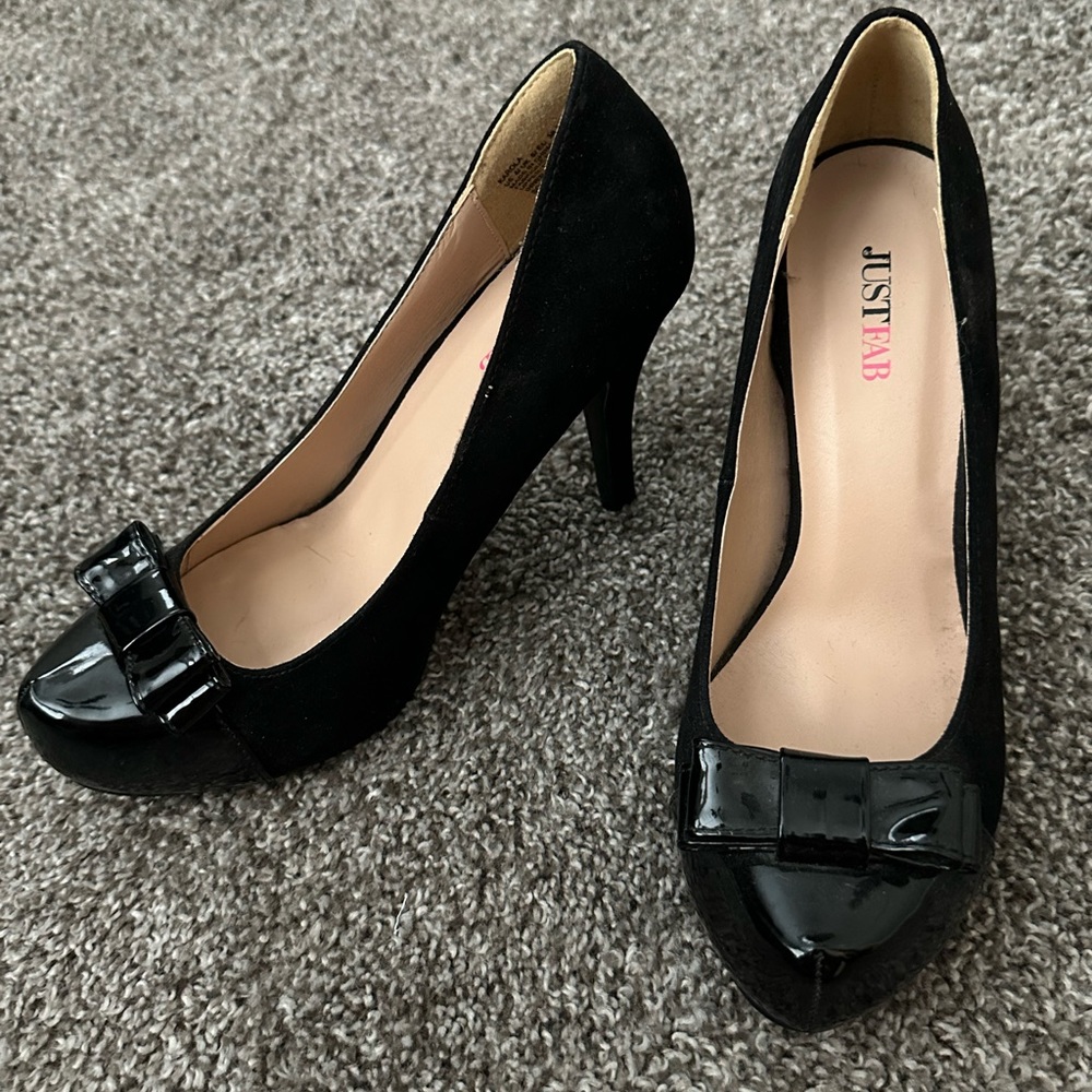 Just fab Black Heels
